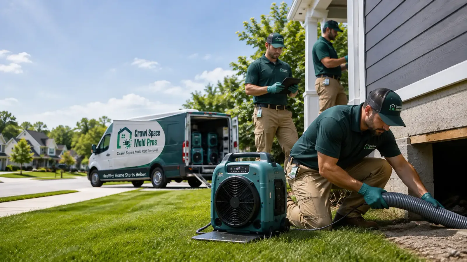 Crawl Space Mold Removal in Vincent, OH